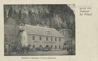 Gasthaus Nessmann in Fedraun - Kärnten - alte historische Fotos Ansichten Bilder Aufnahmen Ansichtskarten 