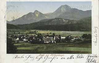 Faak mit Mittagskogel - Faak am See - alte historische Fotos Ansichten Bilder Aufnahmen Ansichtskarten 