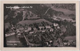 Grades - Totale (Luftbild) - Kärnten - alte historische Fotos Ansichten Bilder Aufnahmen Ansichtskarten 