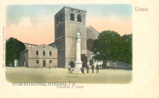Triest, Cathedrale S. Giusto - Italien - alte historische Fotos Ansichten Bilder Aufnahmen Ansichtskarten 