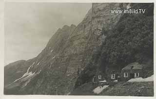 Kellerwand mit Kriegskavernen - Hermagor - alte historische Fotos Ansichten Bilder Aufnahmen Ansichtskarten 