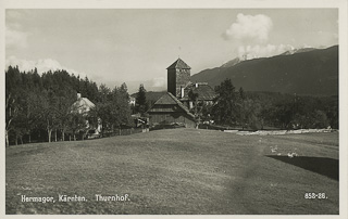Thurnhof - Hermagor - alte historische Fotos Ansichten Bilder Aufnahmen Ansichtskarten 
