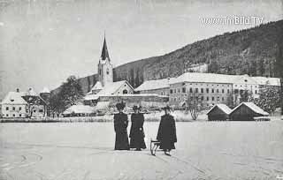 Ossiach im Winer - Ossiach - alte historische Fotos Ansichten Bilder Aufnahmen Ansichtskarten 