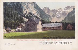 In der Höll - Schützenauer's Gasthaus - Liezen - alte historische Fotos Ansichten Bilder Aufnahmen Ansichtskarten 