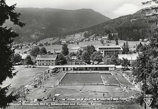 Schwimmbad Weissbriach - Gitschtal - alte historische Fotos Ansichten Bilder Aufnahmen Ansichtskarten 