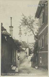 Brauhausgasse - Klagenfurt - Innere Stadt  (4. Bez) - alte historische Fotos Ansichten Bilder Aufnahmen Ansichtskarten 