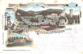 Gruss aus Kaltenleutgeben - Niederösterreich - alte historische Fotos Ansichten Bilder Aufnahmen Ansichtskarten 