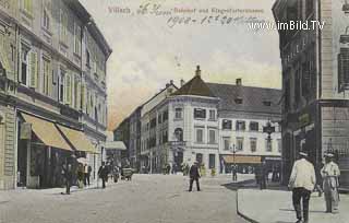 Bahnhofsstrasse - Klagenfurterstrasse - Kärnten - alte historische Fotos Ansichten Bilder Aufnahmen Ansichtskarten 