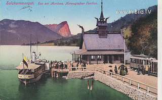 Mondsee - Norwegischer Pavillon - Oberösterreich - alte historische Fotos Ansichten Bilder Aufnahmen Ansichtskarten 
