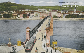 Linz Urfahr mit Pöstligberg - Oberösterreich - alte historische Fotos Ansichten Bilder Aufnahmen Ansichtskarten 