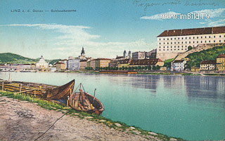 Linz - Schlosskaserne - Oberösterreich - alte historische Fotos Ansichten Bilder Aufnahmen Ansichtskarten 
