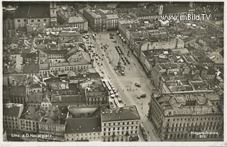 Hauptplatz Linz - Oberösterreich - alte historische Fotos Ansichten Bilder Aufnahmen Ansichtskarten 
