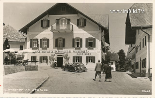Gasthof Wiesinger - Nussdorf - Oberösterreich - alte historische Fotos Ansichten Bilder Aufnahmen Ansichtskarten 
