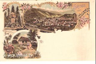 Gruss aus Mürzzuschlag - Steiermark - alte historische Fotos Ansichten Bilder Aufnahmen Ansichtskarten 
