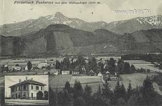 Föderlach mit Bahnhof - Wernberg - alte historische Fotos Ansichten Bilder Aufnahmen Ansichtskarten 