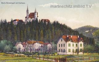 Maria Strassengel mit Curhaus - Graz-Umgebung - alte historische Fotos Ansichten Bilder Aufnahmen Ansichtskarten 