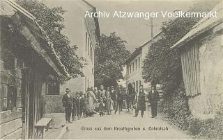 Kreuthgraben am Dobratsch - Villach Land - alte historische Fotos Ansichten Bilder Aufnahmen Ansichtskarten 