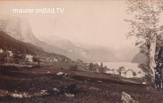 Grundlsee vom Forsthaus - Steiermark - alte historische Fotos Ansichten Bilder Aufnahmen Ansichtskarten 