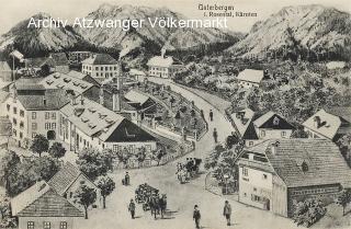 Unterbergen Brauerei Oblasser - Klagenfurt Land - alte historische Fotos Ansichten Bilder Aufnahmen Ansichtskarten 