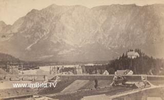 Gailitz - Bau der Eisenbahnbrücke - Villach Land - alte historische Fotos Ansichten Bilder Aufnahmen Ansichtskarten 