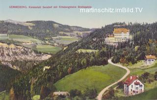 Kuranstalt Sonnhof mit Erholungsheim Breitenstein - Niederösterreich - alte historische Fotos Ansichten Bilder Aufnahmen Ansichtskarten 