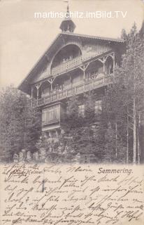 Semmering, Villa Helmer - Niederösterreich - alte historische Fotos Ansichten Bilder Aufnahmen Ansichtskarten 