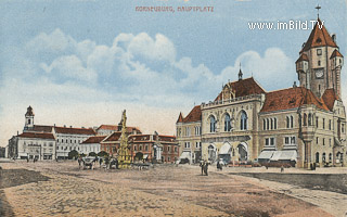 Hauptplatz - Korneuburg - Niederösterreich - alte historische Fotos Ansichten Bilder Aufnahmen Ansichtskarten 