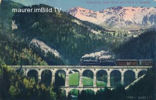 Semmering Bahnstrecke - Niederösterreich - alte historische Fotos Ansichten Bilder Aufnahmen Ansichtskarten 