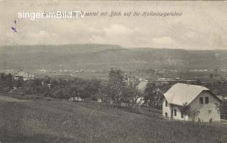 Unterbergen Blick auf die Hollenburgerlehne - Klagenfurt Land - alte historische Fotos Ansichten Bilder Aufnahmen Ansichtskarten 