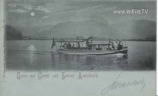 Fährboot Josef - Treffen am Ossiacher See - alte historische Fotos Ansichten Bilder Aufnahmen Ansichtskarten 