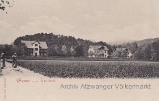 Velden, Ortsansicht - Oesterreich - alte historische Fotos Ansichten Bilder Aufnahmen Ansichtskarten 