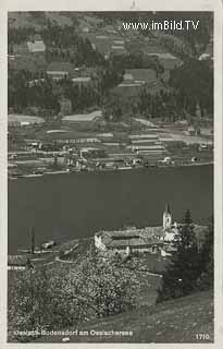 Ossiach mit Blick auf Bodensdorf - Ossiach - alte historische Fotos Ansichten Bilder Aufnahmen Ansichtskarten 