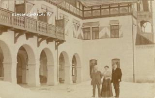Unterbergen Hoteleigentümer Oblasser Karawankenhof - Klagenfurt Land - alte historische Fotos Ansichten Bilder Aufnahmen Ansichtskarten 
