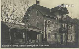 Gasthof Ottowitz bei Maiernigg - Klagenfurt Land - alte historische Fotos Ansichten Bilder Aufnahmen Ansichtskarten 