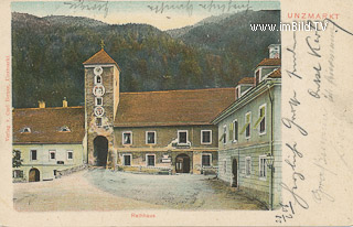 Unzmarkt - Rathaus - Judenburg - alte historische Fotos Ansichten Bilder Aufnahmen Ansichtskarten 