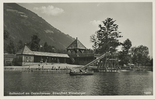 Strandbad Weneberger - Sattendorf - alte historische Fotos Ansichten Bilder Aufnahmen Ansichtskarten 