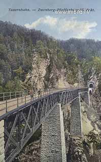 Tauernbahn - Pfaffenberg Viadukt - Spittal an der Drau - alte historische Fotos Ansichten Bilder Aufnahmen Ansichtskarten 