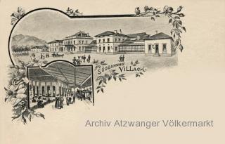 Villach Südbahnhof - Villach - alte historische Fotos Ansichten Bilder Aufnahmen Ansichtskarten 