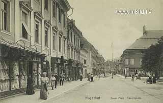 Neuer Platz - Kasernengasse - Klagenfurt(Stadt) - alte historische Fotos Ansichten Bilder Aufnahmen Ansichtskarten 