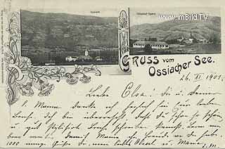 Ossiach - Feldkirchen - alte historische Fotos Ansichten Bilder Aufnahmen Ansichtskarten 