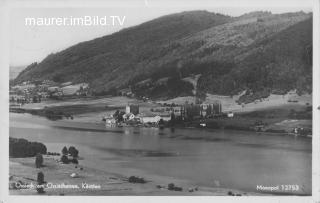 Fliegeraufnahme von Ossiach - Feldkirchen - alte historische Fotos Ansichten Bilder Aufnahmen Ansichtskarten 