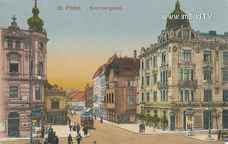 St. Pölten - Kremsergasse - Sankt Pölten(Stadt) - alte historische Fotos Ansichten Bilder Aufnahmen Ansichtskarten 