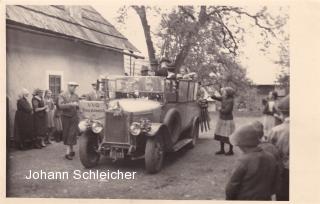Drobollach, Bus der VVG Firma Franz Kowatsch - Villach - alte historische Fotos Ansichten Bilder Aufnahmen Ansichtskarten 