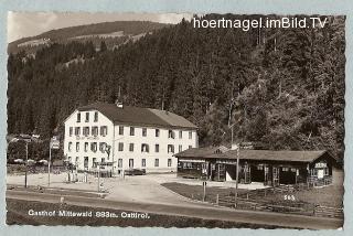 Gasthaus Mittewald - alte historische Fotos Ansichten Bilder Aufnahmen Ansichtskarten 