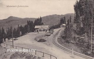 Mariazellerbahn, Winterbach Bahnhof - Oesterreich - alte historische Fotos Ansichten Bilder Aufnahmen Ansichtskarten 