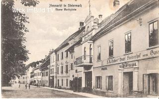 Neumarkt in Steiermark - Oberer Marktplatz - alte historische Fotos Ansichten Bilder Aufnahmen Ansichtskarten 