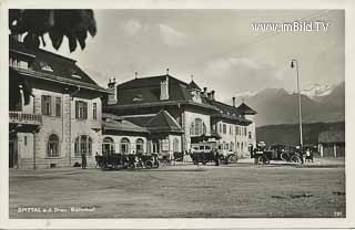Spittal a. d. Drau - Bahnhof - Kärnten - alte historische Fotos Ansichten Bilder Aufnahmen Ansichtskarten 