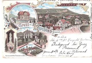 Gruss aus Radegund - Graz-Umgebung - alte historische Fotos Ansichten Bilder Aufnahmen Ansichtskarten 