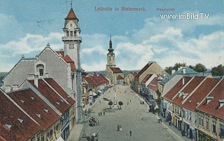 Leibnitz - Hauptplatz - Leibnitz - alte historische Fotos Ansichten Bilder Aufnahmen Ansichtskarten 