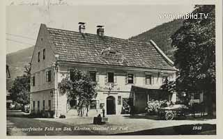 Feld am See - Gasthof zur Post - Villach Land - alte historische Fotos Ansichten Bilder Aufnahmen Ansichtskarten 